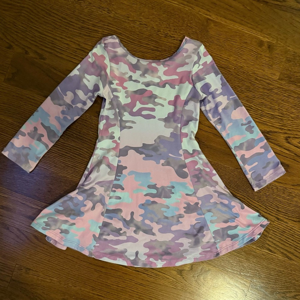 Social Butterfly Girls Dress in Pastel Camo size 5 like new condition - Picture 4 of 4